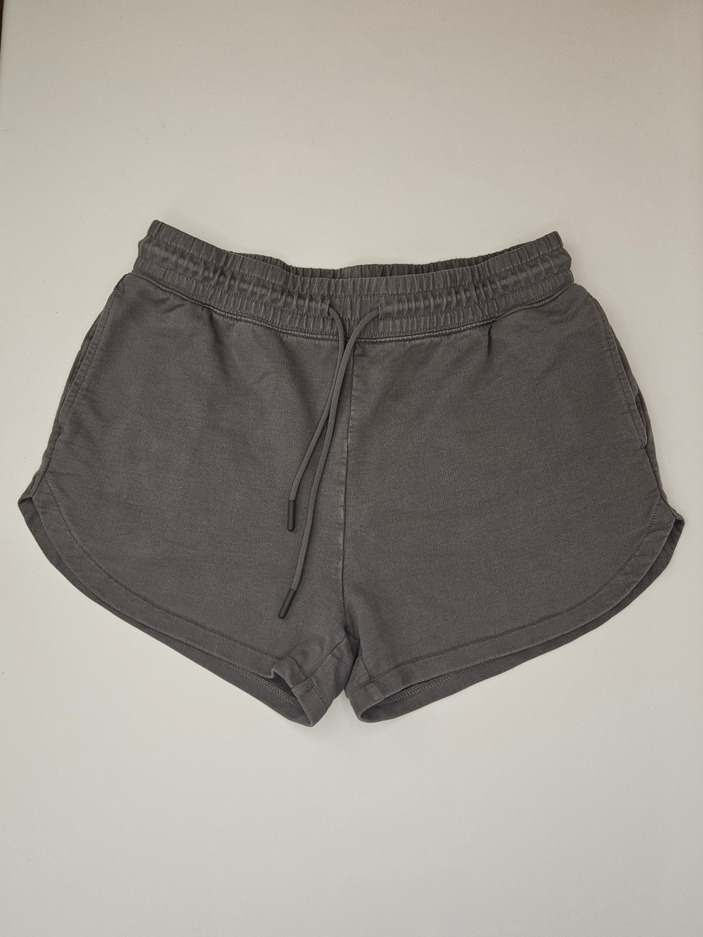 Gymshark Luxe Legacy Shorts Women’s Small Grey High Waisted Lounge Athletic